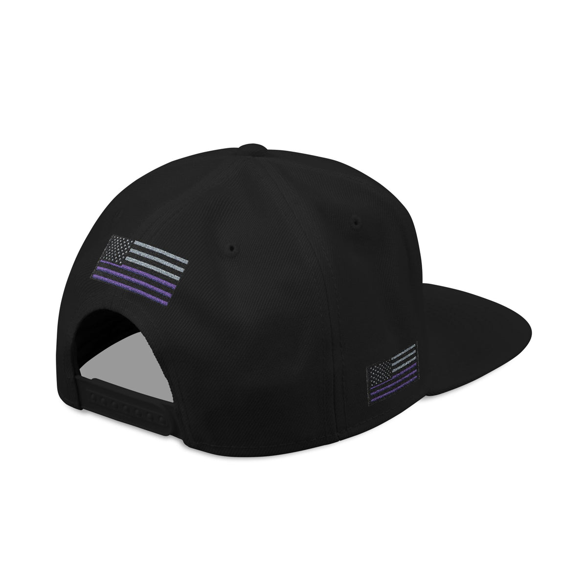 Embroidered Snapback Hat — "The Mom Method" Logo with Subtle Flag Accent