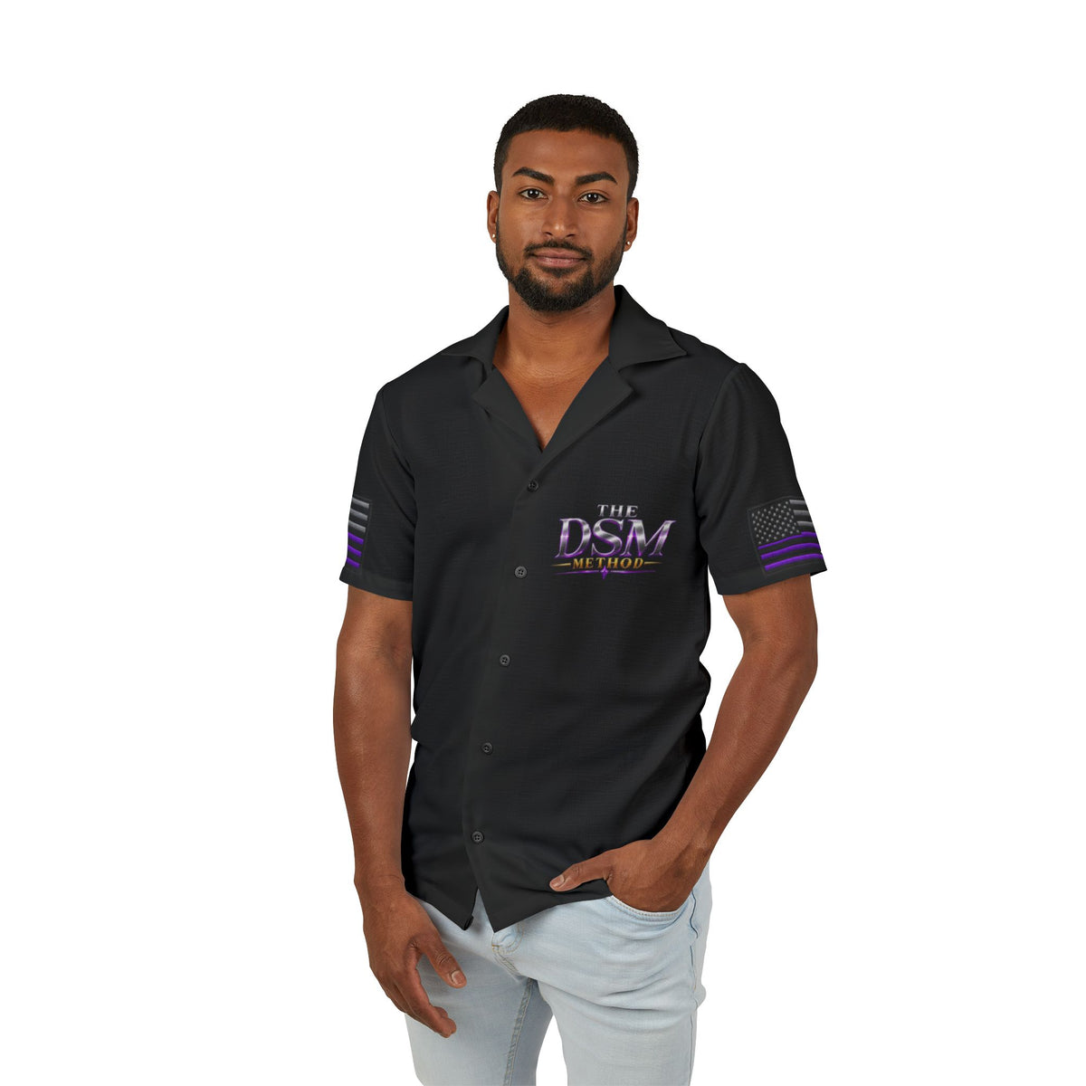 DSM Method Flame Wings Hawaiian Camp Shirt