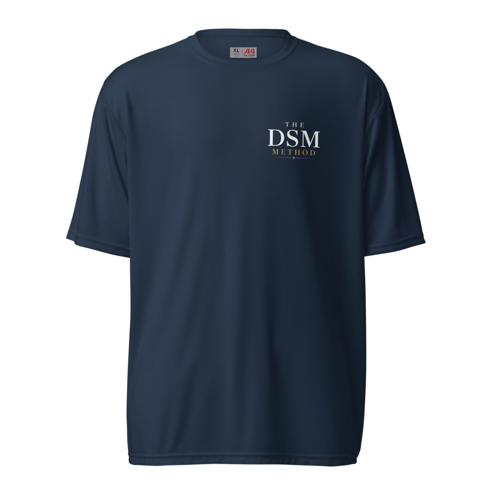 Navy tee - DSM logo on left chest